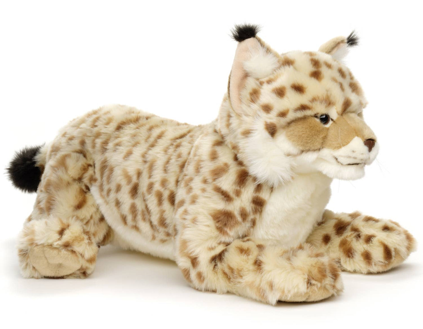Peluche de lince acostado