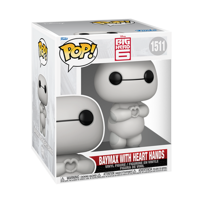 ¡Pop! Super Baymax con manos en forma de corazón