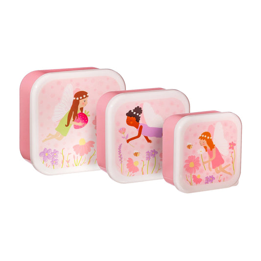 Boîtes à goûter Fées - Set de 3