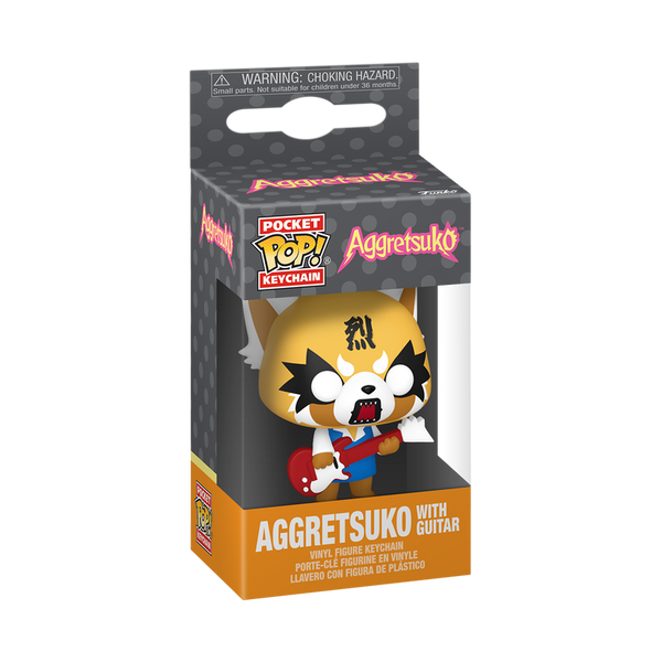 Funko Pop! Keychain Aggretsuko with Guitar – Sanrio