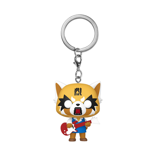 ¡Estallido! Llavero Aggretsuko con Guitarra