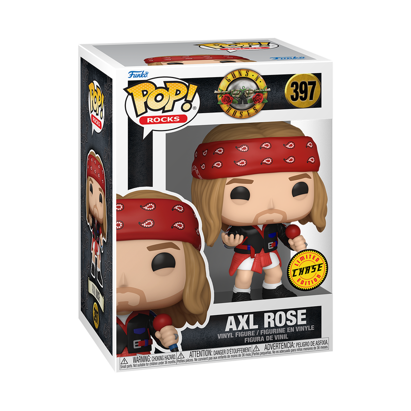 ¡Estallido! Axl Rose con pañuelo rojo 