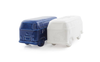 Furgoneta VW T1 Salt &amp; Pepper - Blanca/Azul