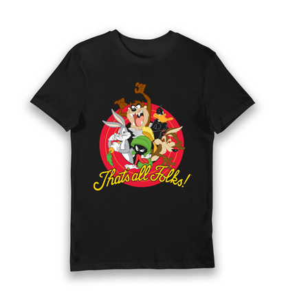 T-shirt adulte Looney Tunes That's All Folks personnages