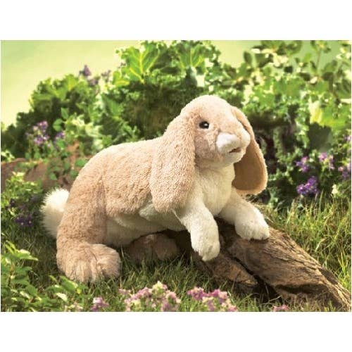 Marionnette à main Cuddly Bunny 2838/ Floppy Bunny Rabbit Folkmanis réaliste