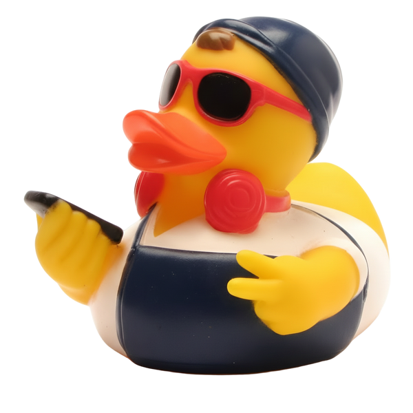 Red Hipster Duck