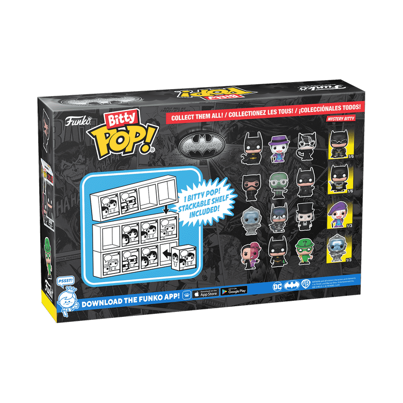 Bitty Pop! Batman 85th Anniversary 4-Pack Series 2