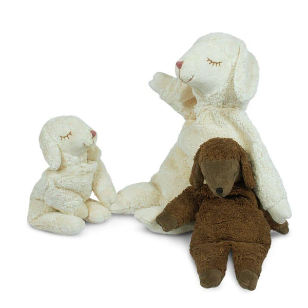Calentador de manos pequeño de oveja de peluche | marrón