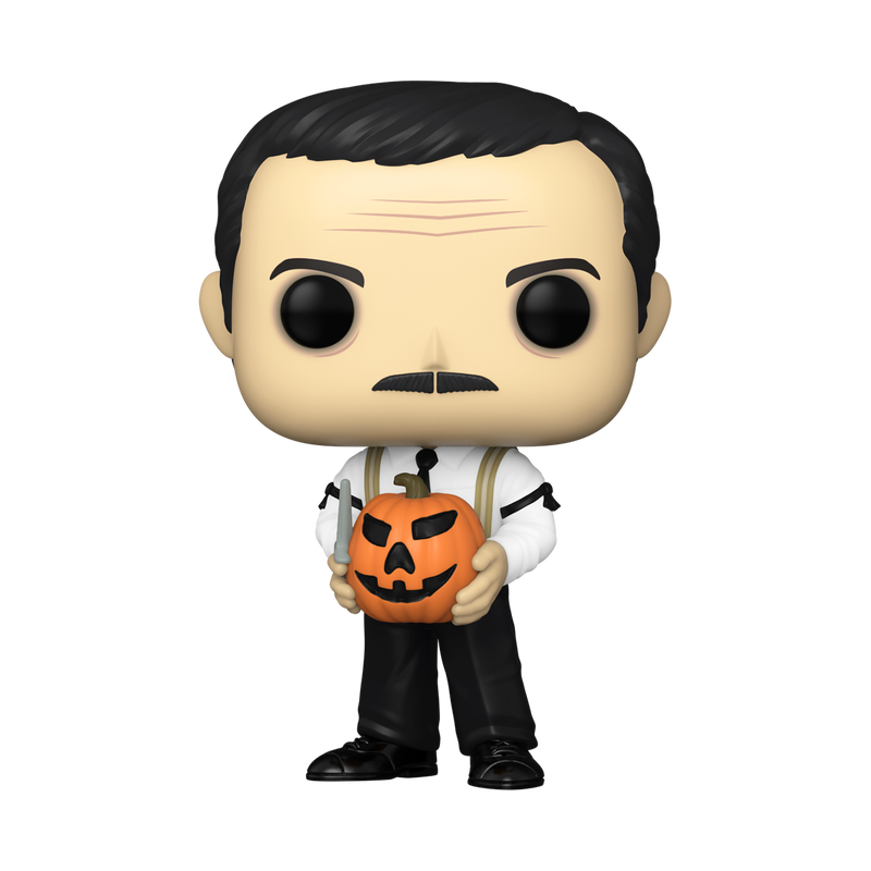 Gomez Addams con Jack-o-Lantern 