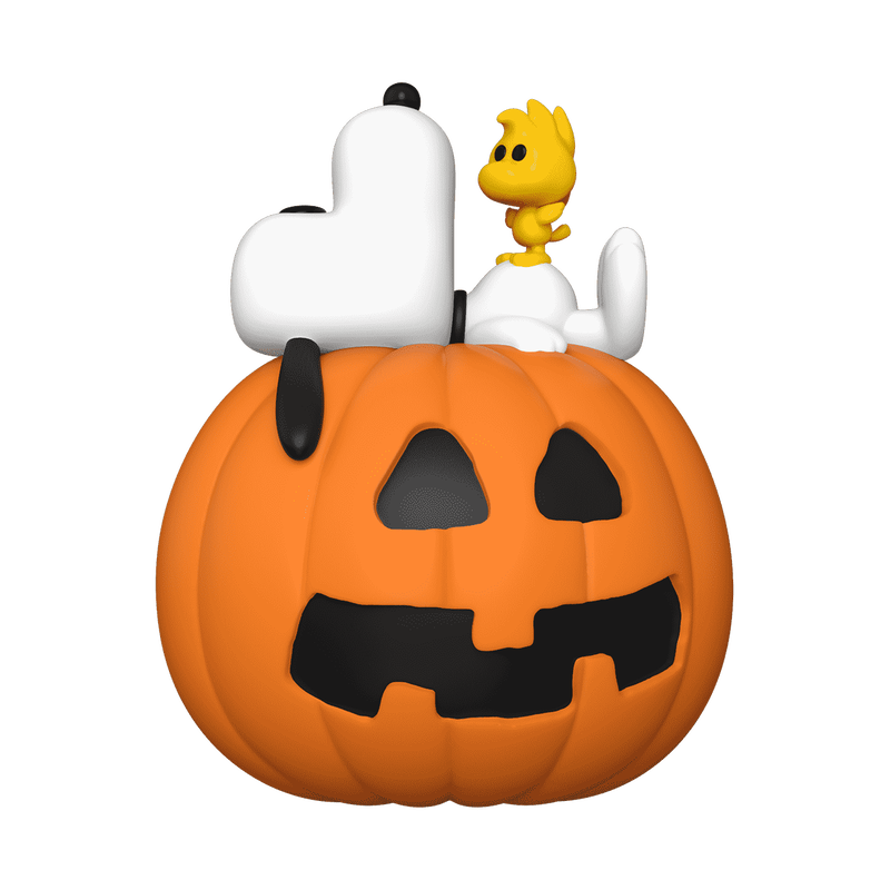 Pop! Deluxe Snoopy y Woodstock con Calabaza