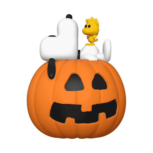 Pop! Deluxe Snoopy y Woodstock con Calabaza
