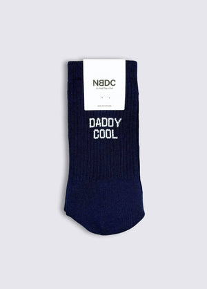 「Daddy Cool」ソックス – ダークブルー
