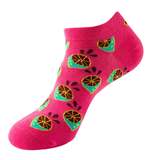 chaussettes courtes agrumes