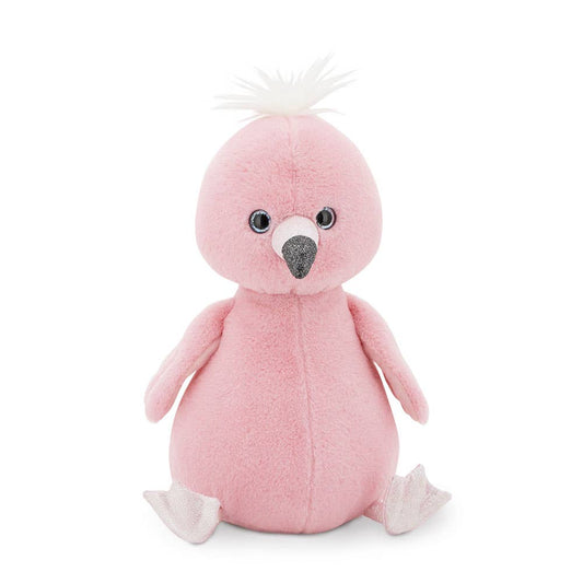Peluche rosa Fluffy el flamenco, 35 cm, 0+