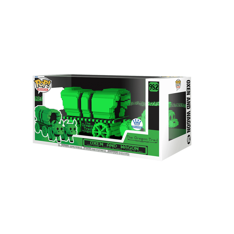 Pop! Rides Super Deluxe the Oregon Trail Oxen and Wagon (Green &amp; Black) 