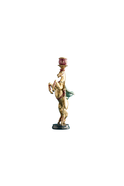 Lustre Cavalo de Circo, Dourado, 17,5 x 9,5 x 36,5 cm