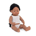 Boneco de menino nativo americano vestido, 38 cm