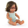 Down European Girl Doll 38cm