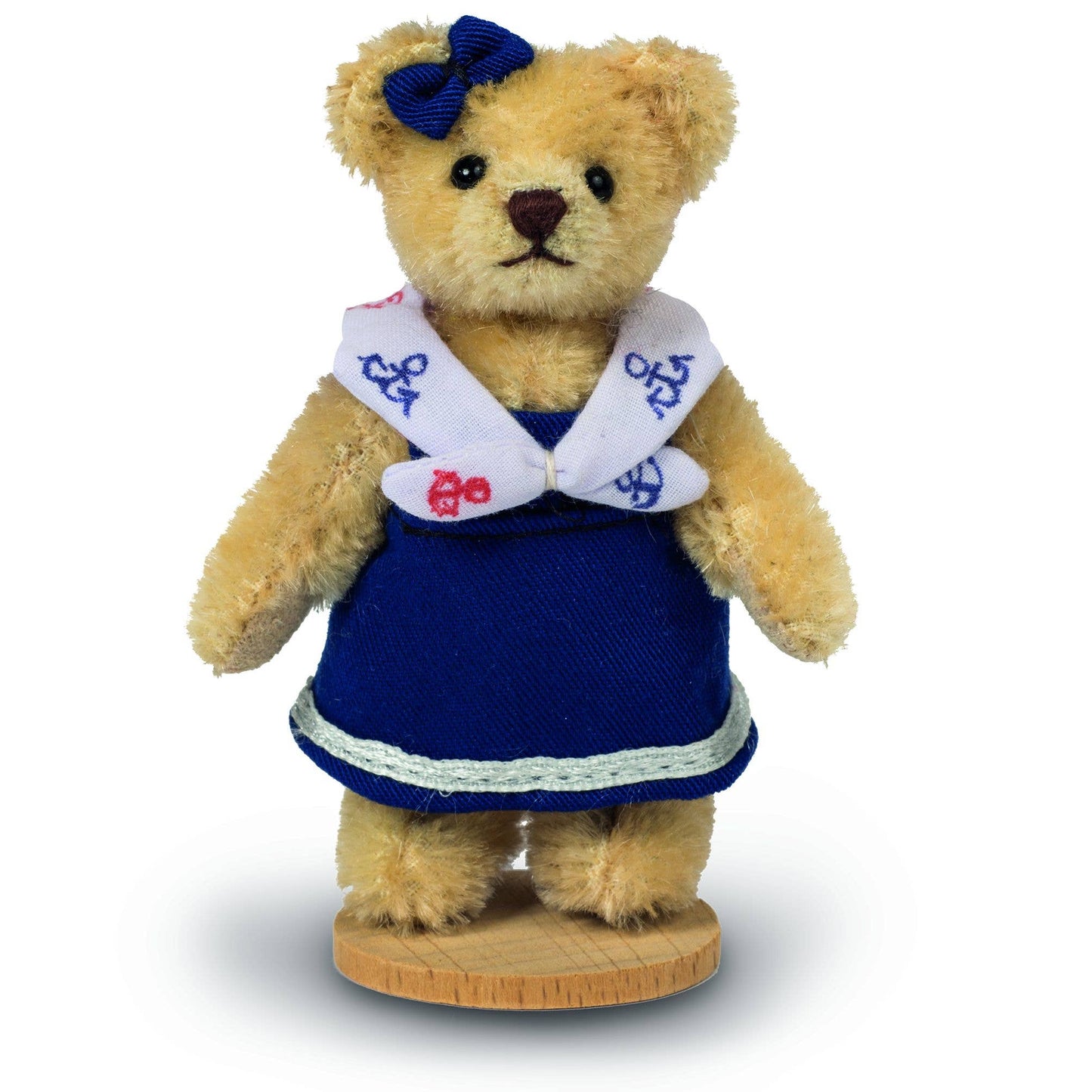 Collectible plush bear in a sailor shirt