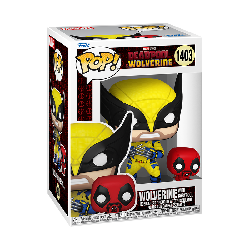 Pop! & Buddy Wolverine avec Babypool
