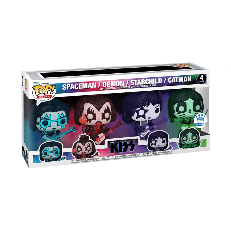 Pop! KISS (Color Spotlight) Embalagem de 4 