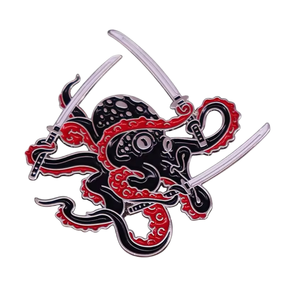 pins poulpe avec sabres