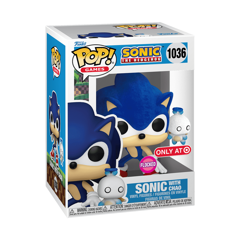 Pop! e Buddy Sonic com Chao (Flocked)