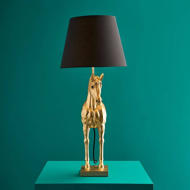 Wendy Table Lamp, Gold E27, Resin, 30 x 30 x 68.5 cm