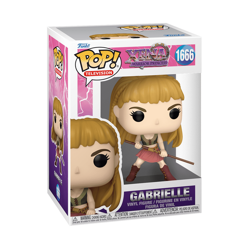 Pop! Gabrielle com o bastão