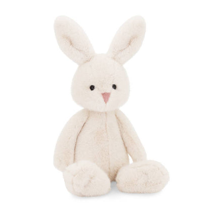 Lapin en peluche blanc - 33 cm