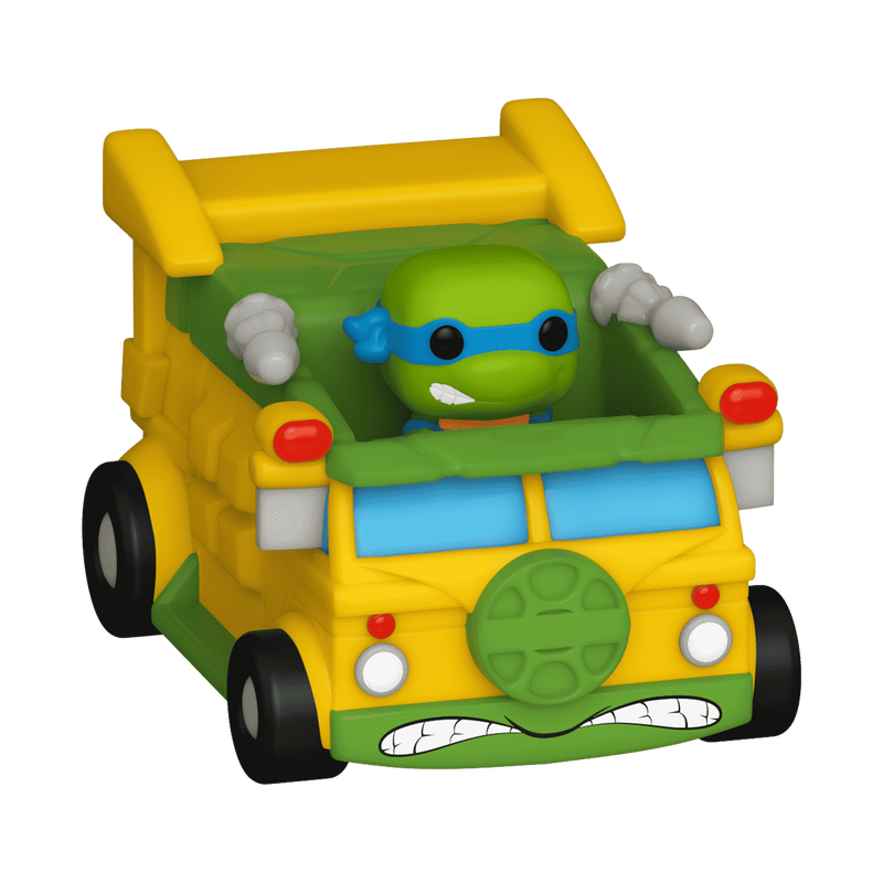 ¡Pop chiquitito! Paseos en Leonardo y Turtle Van