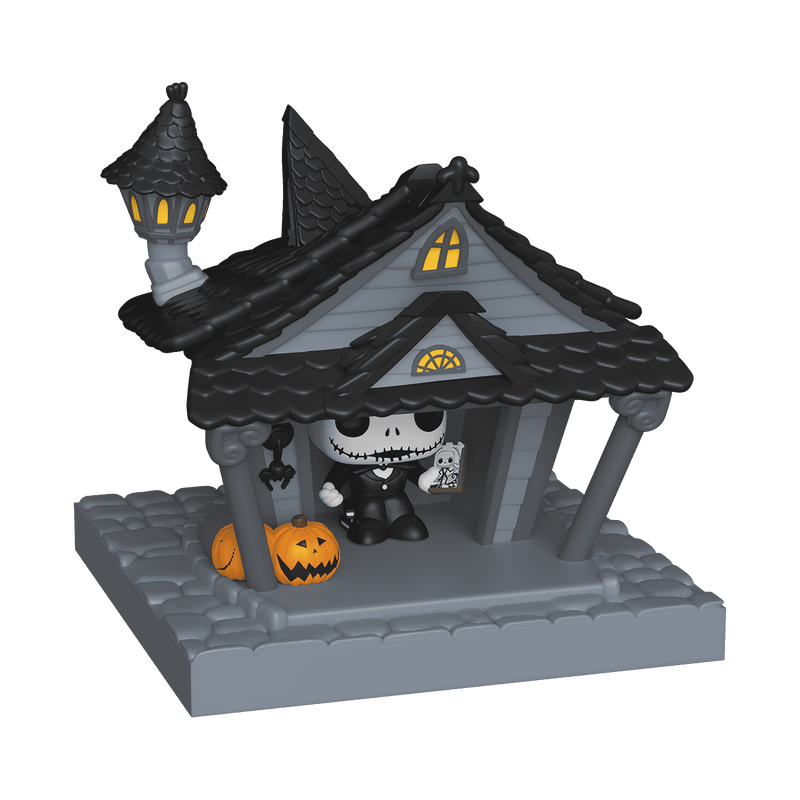 ¡Pop chiquitito! Ciudades Jack Skellington y su casa 