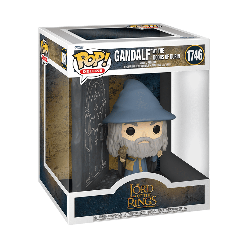 Pop! Deluxe Gandalf avec les Portes de Durin