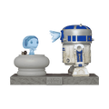 Pop! Deluxe R2-D2 et Hologramme Princesse Leia