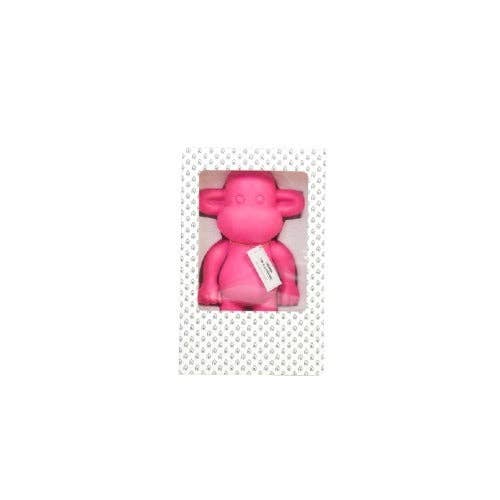 Ornament - Monkey Figurine 'The Legend' - Resin - Pink - 33x21x50cm