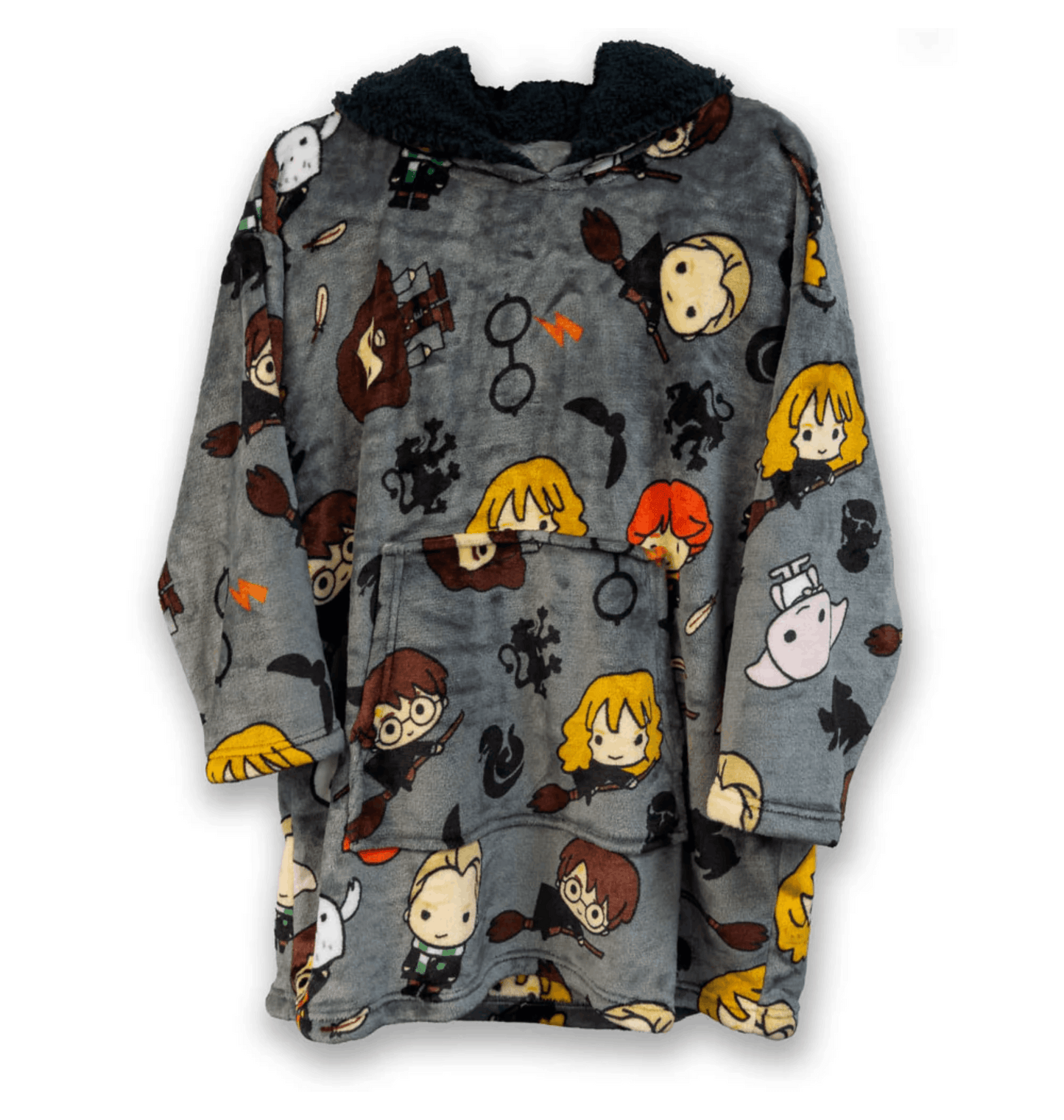 Hoodie couverture enfant Harry Potter personnages chibi
