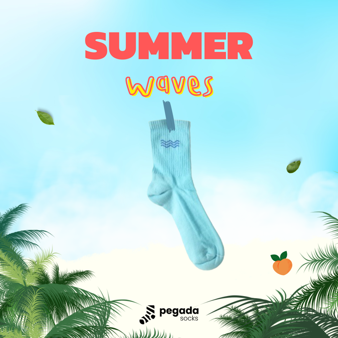 Calcetines con ondas