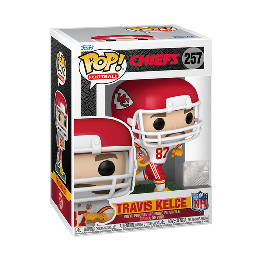 Travis Kelce (uniforme visitante de los Chiefs)