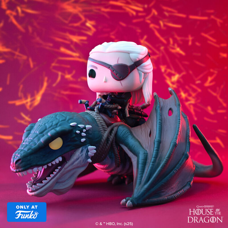Pop! Rides Deluxe Aemond Targaryen met Vhagar