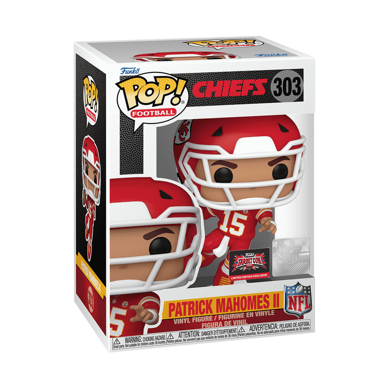Pop! Patrick Mahomes II (divisa rossa e oro)