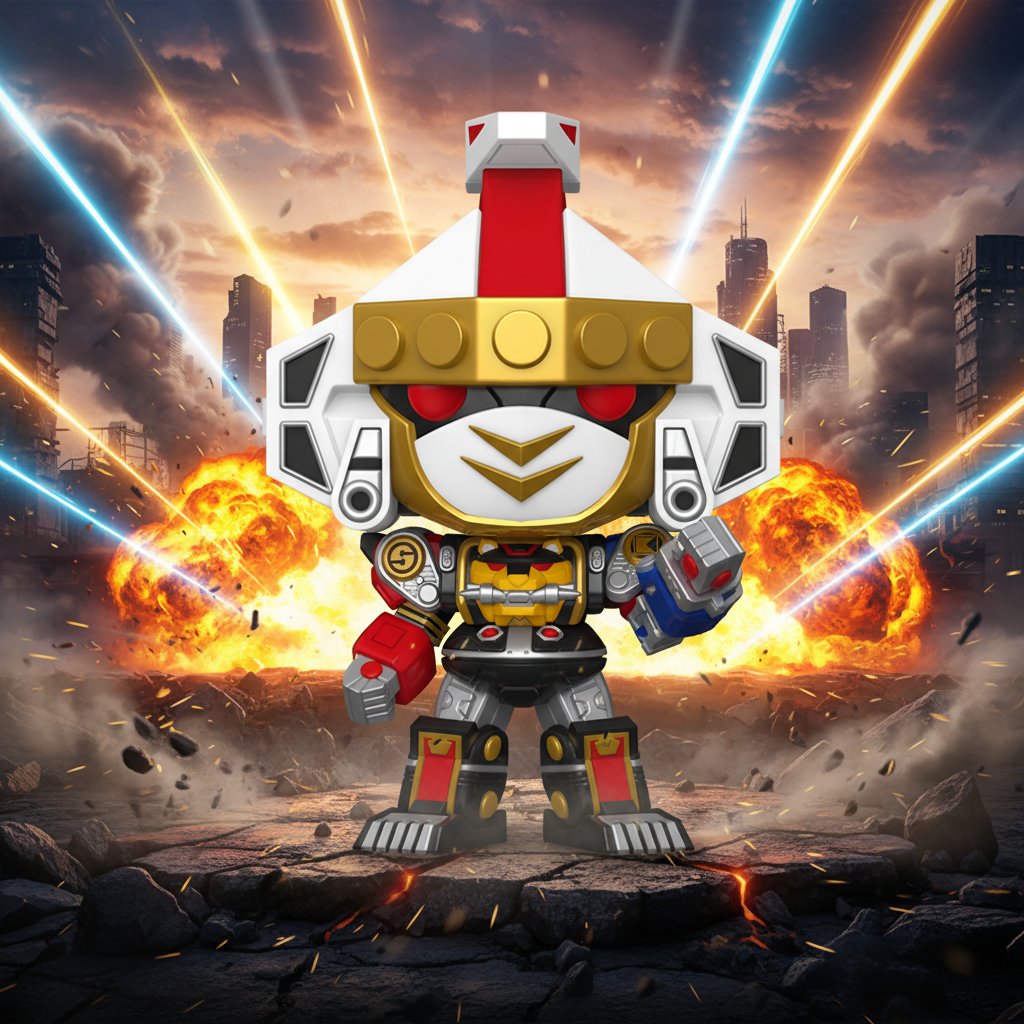 Pop! Super Ninja Megazord (Power Rangers: The Movie) (Metallic)