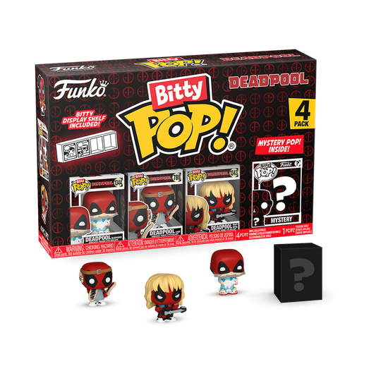 Bitty Pop! Deadpool 4-Pack Series 4 