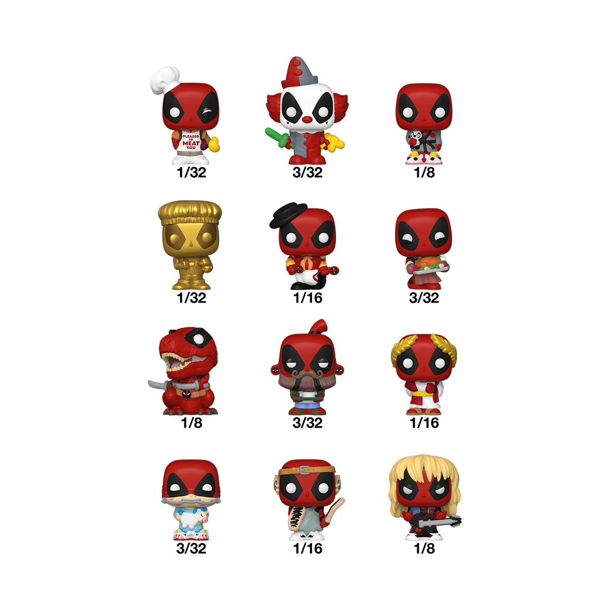 Funko Mystery Bitty Pop! Deadpool - vue officielle 2