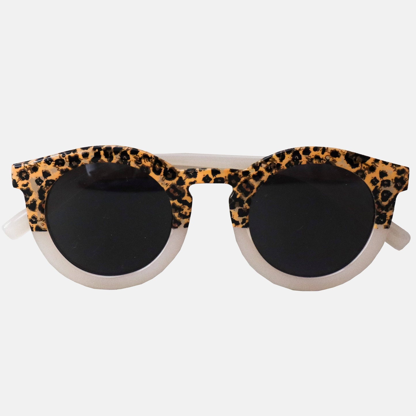 Gafas de sol para adultos - Leopardo beige transparente