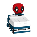 Pop! Deadpool Super Deluxe numa Máquina Zamboni