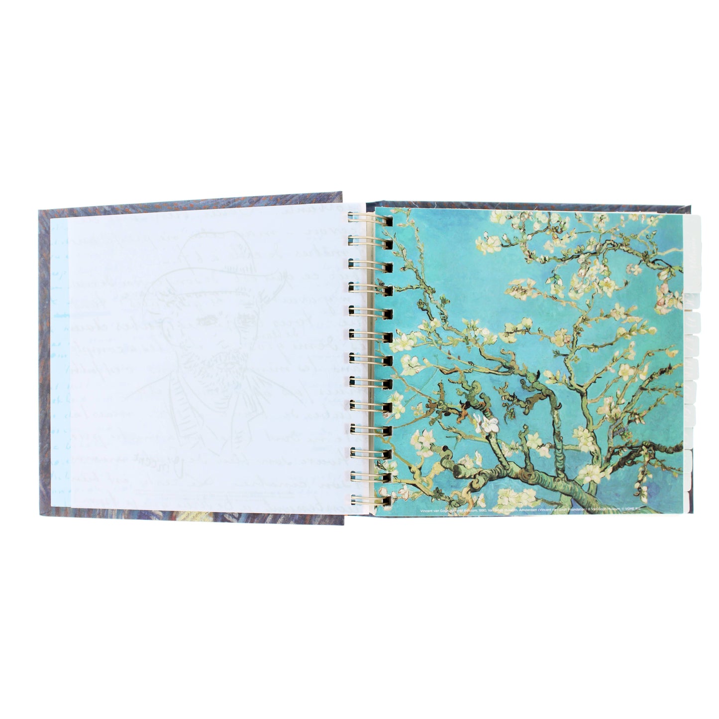 Carnet d'adresses Van Gogh – Autoportrait | Blueprint Collections – vue 3