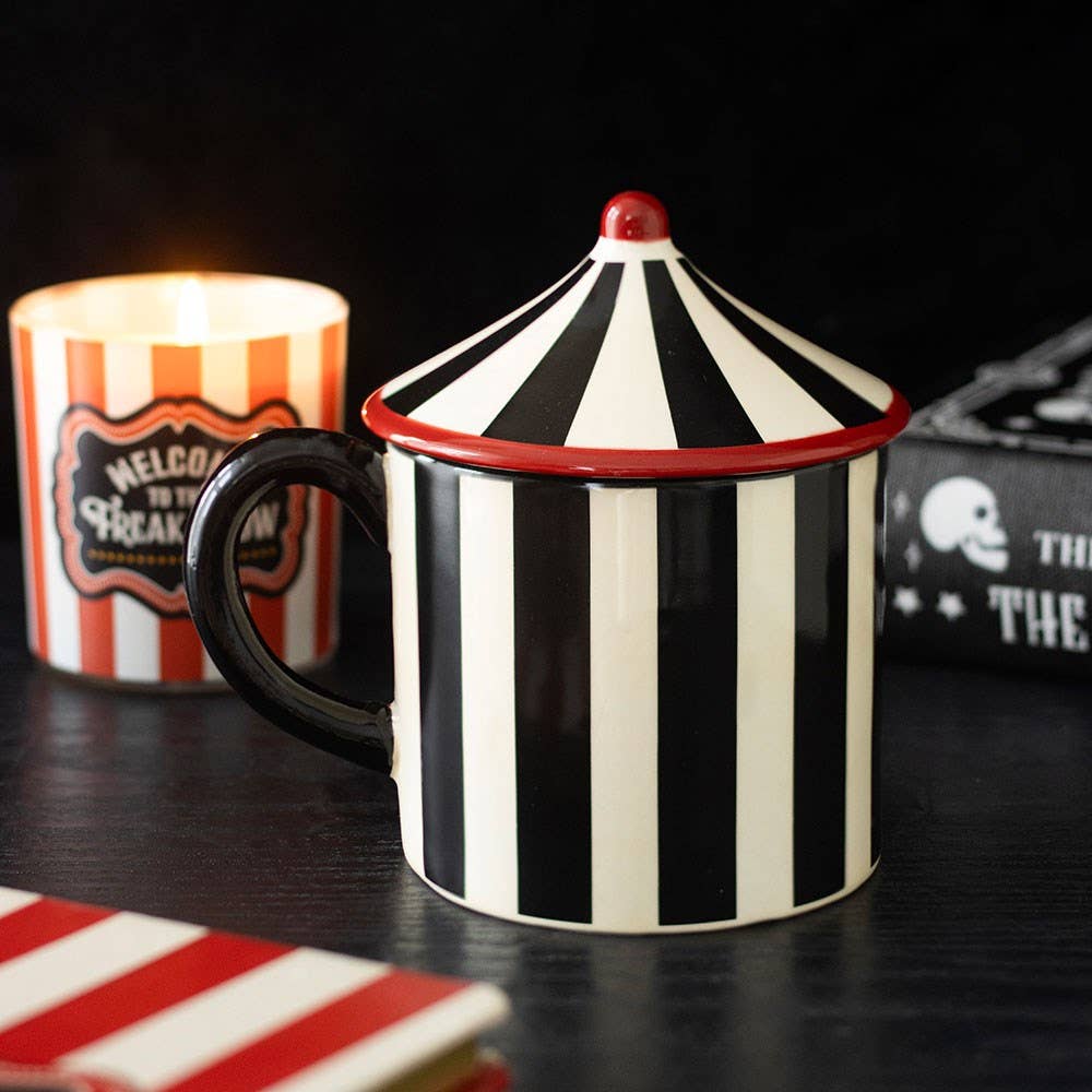Mug Chapiteau de Cirque à rayures noires