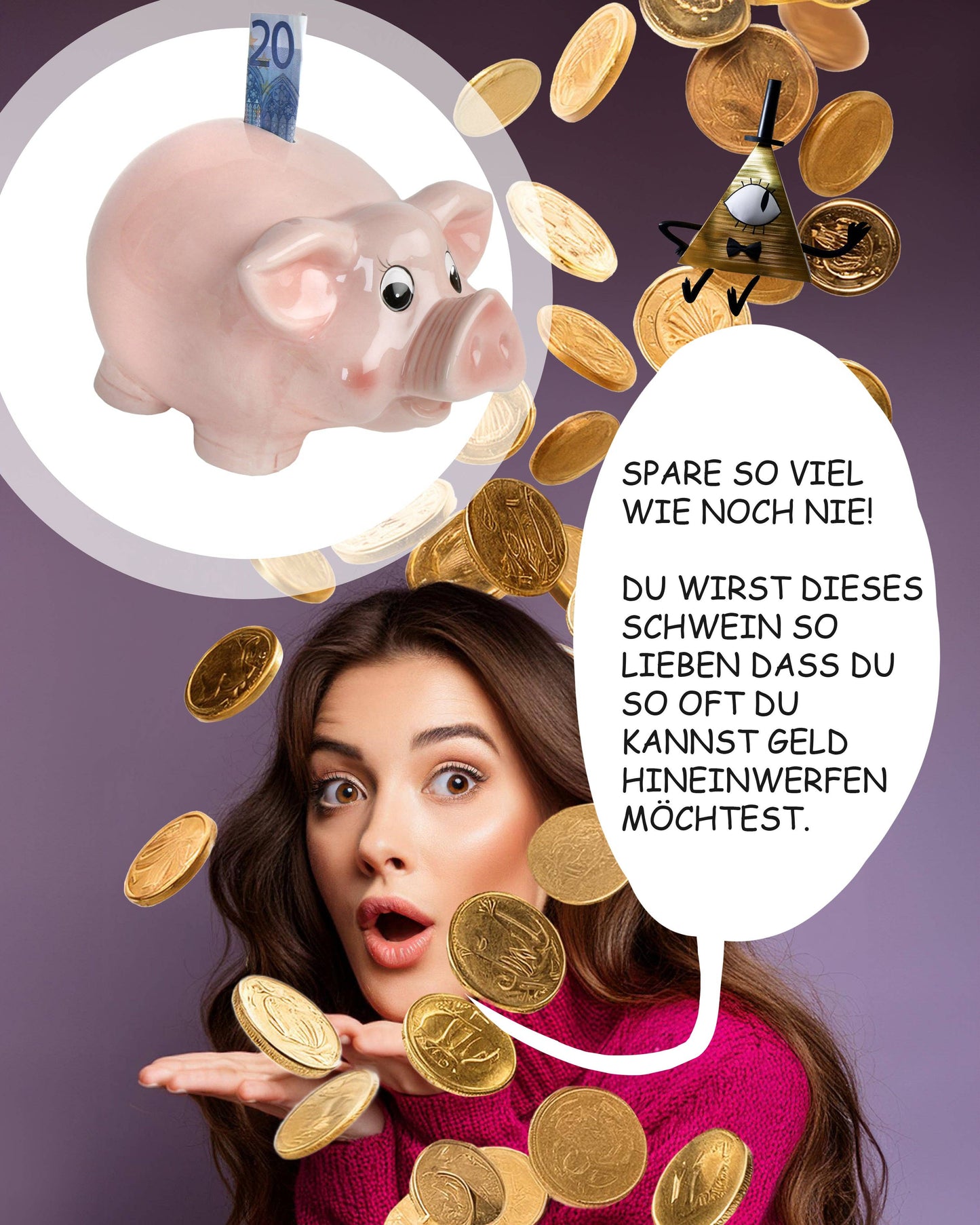 Hucha gigante XXL esmaltada