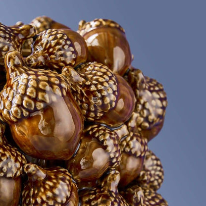 Vase Glands, Grès Marron, 19 x 19 x 27 cm