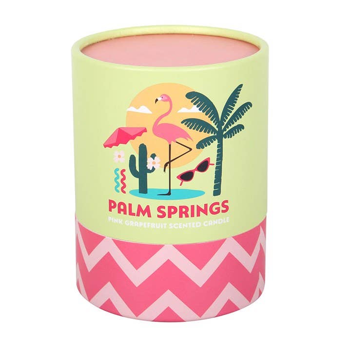 Bougie Parfumée Palm Springs Pamplemousse Rose